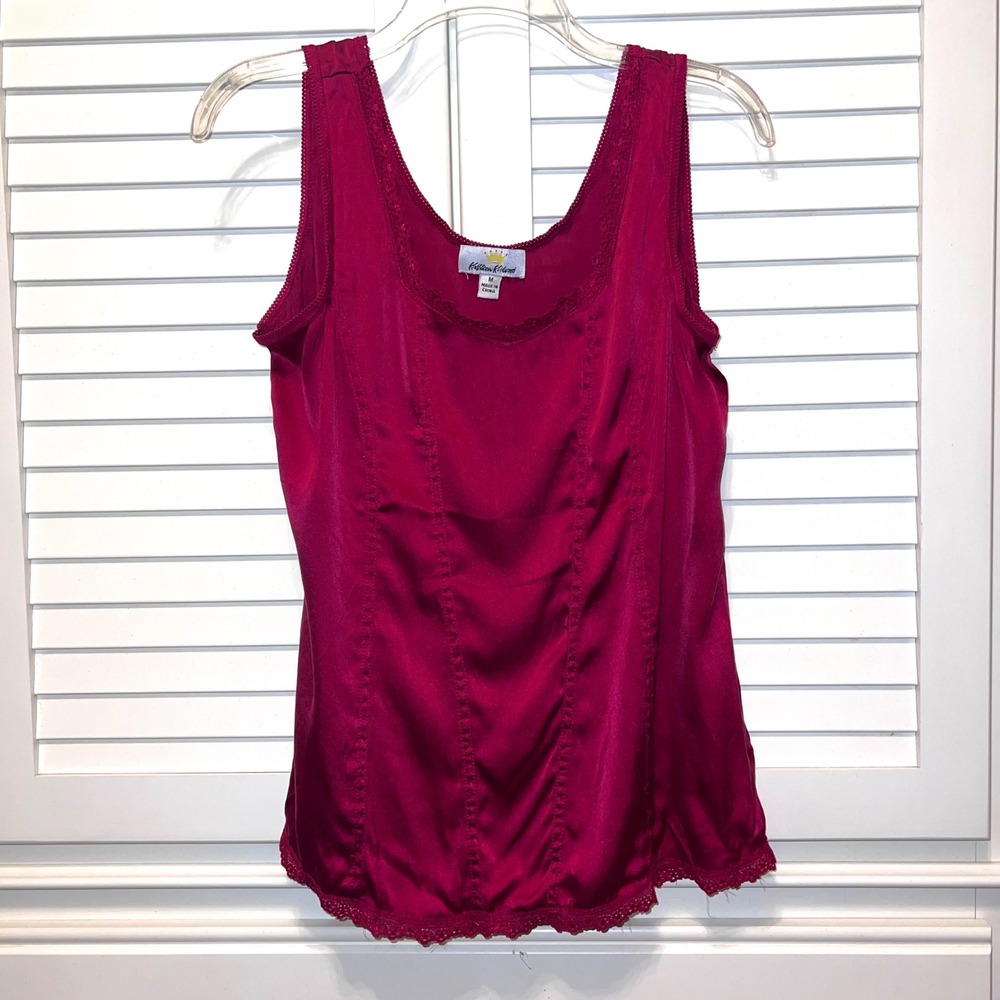 Camisole Silk stretch Lace, Berry, M wear ranges from chic to dark romance style